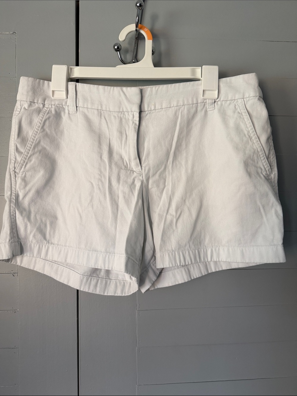 J. Crew White Women's Chino Bermuda Shorts
